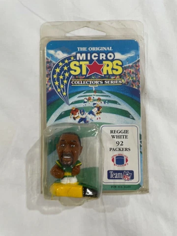 Reggie White 92 Green Bay Packers Micro Stars Collector's Series MIB Cover