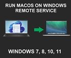 Installer et exécuter Mac OS sous Windows, support et service à distance, toutes versions