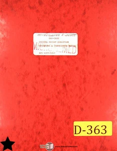 DAV-GAGE Davis Digital Height Qualifier, Operating Instructions and Parts Manual - Picture 1 of 2