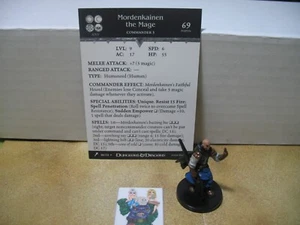 =Dungeons and Dragons D&D GIANTS OF LEGEND Mordenkainen the Mage 26/72 w card = - Picture 1 of 1