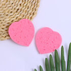 60PCS Heart Shape Facial Compressed Natural Sponge Pads for Face Washing