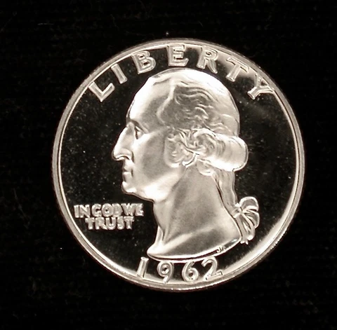 1962 25c HIGH GRADE DCAM PROOF !!!!! B&W ON BOTH SIDES !!!!! Cover