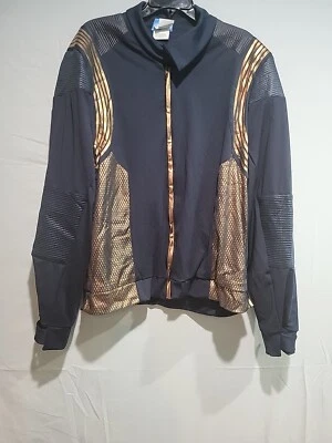 Star Trek Discovery Size XL Blue Gold Deluxe Science Uniform Top Full Zip Top  - Image 1 of 4