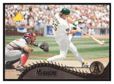 1995 Pinnacle #196 Mark McGwire - Oakland Athletics - Image 1 of 2