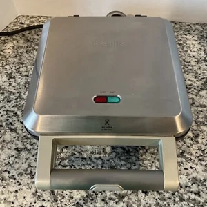 Breville Personal 4 Pie Maker Model BPI640XL Stainless Non Stick 4 Mini Pies - Picture 1 of 13