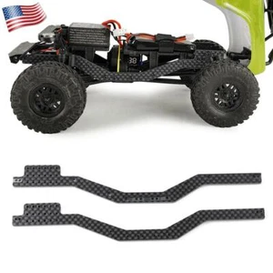 2/4x For RC Car 1:24 SCX24 90081 Rock Crawler Carbon Fiber Chassis Frame Rail US - Picture 1 of 9