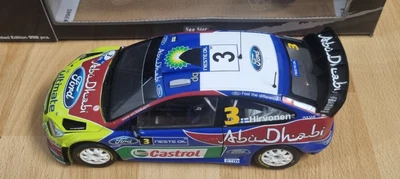 1:18 Sun Star FORD FOCUS RS WRC09 – #3 M.Hirvonen Modell Auto Limitiert 998 OVP  - Bild 1 von 4