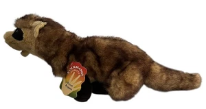 NUEVO CON ETIQUETAS Folkmanis Hurón Mano Marioneta Boca Movible Peluche Grande Realista - Imagen 1 de 12