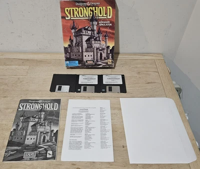 Dungeons & Dragons Stronghold Kingdom Simulator IBM Big Box PC Game SSI 3.5" HDD - Image 1 of 4