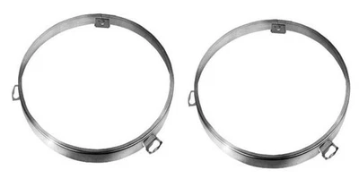 Anillo de retención de faros para Ford Bronco 1966-1978; par; 7 pulgadas Foto 1 de 4