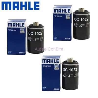 06J115403C 3pcs OEM Mahle Oil FIlter for 2004-2018 Audi A3 A4 A6 TT 2.0TFSI - Image 1 of 4
