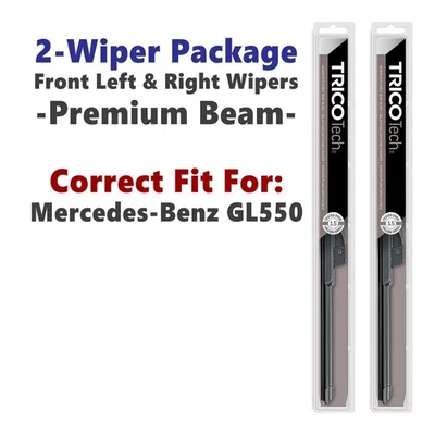 Limpiaparabrisas 2pk limpiaparabrisas de haz para Mercedes-Benz GL550 19260/220 2013+ Foto 1 de 4