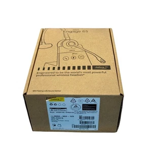 Jabra Engage 65 Stereo Wireless Headset and Base with Adapter 9559-553-125 - Picture 1 of 3