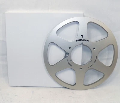 (1) Одинарная металлическая катушка Pioneer PR-101 10,5 дюйма с универсальной коробкой ~ бывшая в употреблении - Изображение 1 из 4