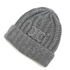 CELINE Triomphe Knit hat Size free Cashmere37%/Wool 37%/Silk26% Gray 2ADOM91... - Picture 1 of 6