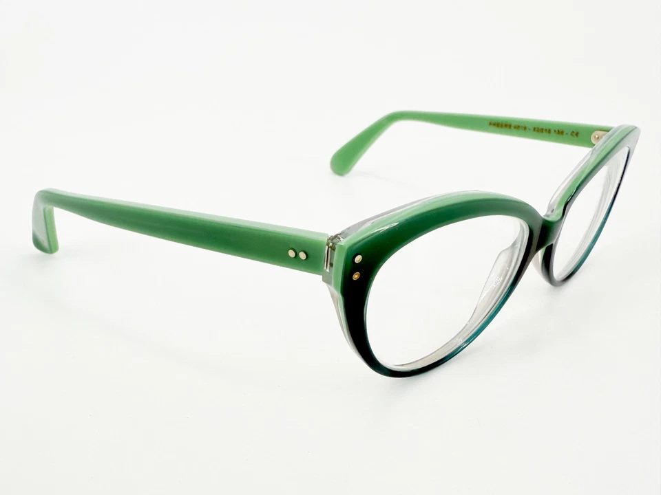 Monturas de gafas Jean Lafont Phedre 4019 verde fundido 52[]16-138 ojo de gato L136 Foto 1 de 4