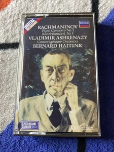 Rachmaninov Piano Concerto No3 Vladimir Ashkenazy Bernard Haitink Cassette - Picture 1 of 3