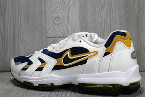 New Nike Air Max 96 II Mens US 11 White Yellow Leather Shoes - Picture 1 of 6