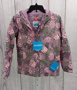 Columbia Magic Mile Coat Girl Medium Cupid Patchwork Ski Snowboard Omni Heat-AC1 - Picture 1 of 14