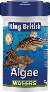 King British Algae Wafers Catfish Bottom Feeders Plec Aquarium Fish Food 40g UK - Picture 1 of 9