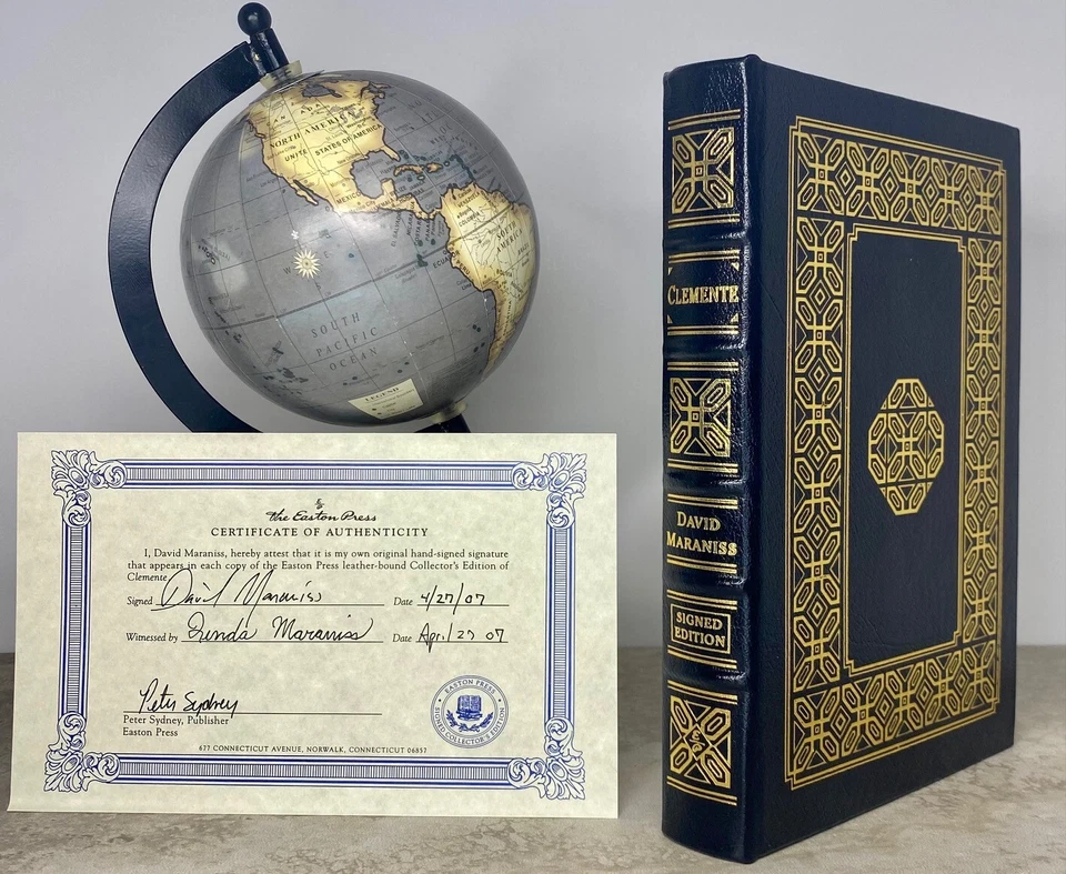 Clemente The Passion and Grace of Baseball's Last Hero SIGNED by David Maraniss Foto 1 de 4