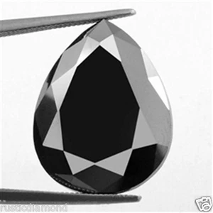 Diamante nero sfuso naturale taglio pera fantasia 2,00 ct 1 pezzo in vendita ... - Imagen 1 de 5