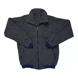 Vintage 90s Patagonia Retro Deep Pile Fleece Jacket Full Zip Mens Medium - Picture 1 of 8