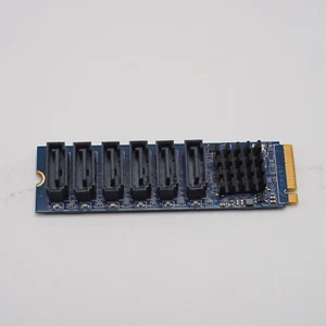 10Gtek M.2 (M-Key) to SATA III 6 Gbps SSD Adapter 6 Ports - Afbeelding 1 van 10