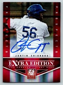 2012 Elite Extra Edition #168 Justin Chigbogu AU /797 (ref 210333) - Picture 1 of 2