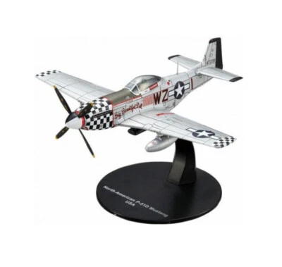 1:72 Mustang P-51D 1944 WW2 War Scale Diecast Model Metal USAF Plane IXO - Image 1 of 4