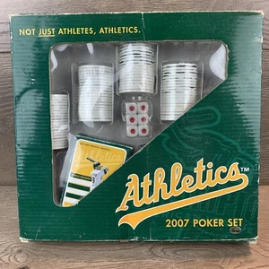 2007 Oakland A'S Athletics Poker Chip Set SuperCuts - Picture 1 of 5