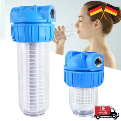 5-10Inch Wasserfilter  Filtergehäuse Filtereinsatz 10 BAR PUMPENFILTER STARK - Bild 1 von 4