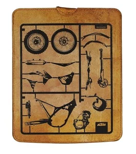 Funda protectora de cuero para tablet talla 24,5x19,5 cm - Imagen 1 de 2