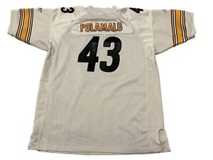 Pittsburgh Steelers Troy Polamalu #43 Reebok Jersey Youth XL Stitched