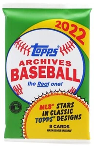 2022 Topps Archives Baseball Value Box Pack (9 Cards) - Picture 1 of 1