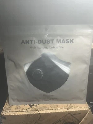 Anti-Dust Mask  with Activated Carbon Filter Valve  Reusable *New - Image 1 of 2