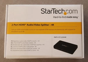 HDMI Splitter Startech. Com 2 Port HDMI 4K Video Splitter - 1 X 2 HDMI Verteiler - Bild 1 von 6