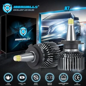 360° H7 LED Headlight Super Bright Bulbs Kit White 450000LM High/Low Beam 6500K - Picture 1 of 12