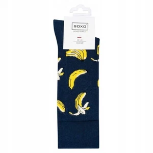 Men Banana Socks (Pair) Dark Blue Novelty Socks (with tags) - Picture 1 of 2