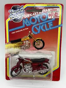 Yat Ming Road Tough Diecast Metal Motorcycle Red Honda Sealed 1331-4 - Picture 1 of 1