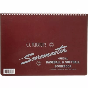 CS Peterson Scoremaster Baseball Softball Scorebook - OFFICIAL - Made in the USA - Picture 1 of 3