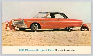 Postal 1965 Plymouth Sport Fury dos puertas techo rígido - Imagen 1 de 2