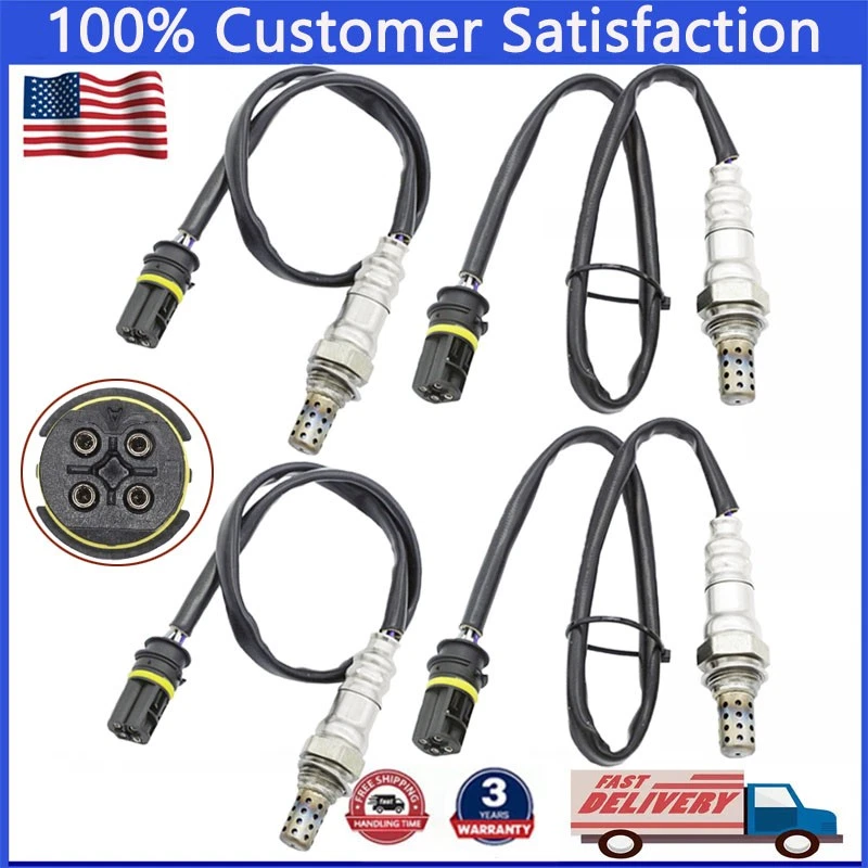 Sensor de oxigênio O2 4X para cima+para baixo para 2002-2004 Mercedes-Benz SLK320 SLK32 AMG 3.2L V6 - Imagem 1 de 4