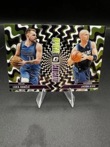 2024-25 Donruss Optic Optical Illusions Luka Doncic Jason Kidd Dallas Mavericks - Picture 1 of 2