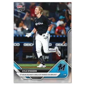 Kyle Stowers 2 HRS Walk-Off - 2025 MLB Topps AHORA - Tarjeta 435 Preventa - Imagen 1 de 2