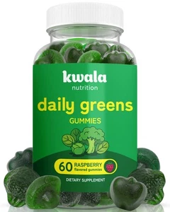 Daily Super Greens Gummies zur Steigerung der Energie | mit Moringa, Spirulina, Chlorel... - Bild 1 von 7