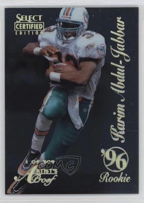 1996 Select Certified Edition Artist's Proof /500 Karim Abdul-Jabbar Rookie RC - Image 1 of 2