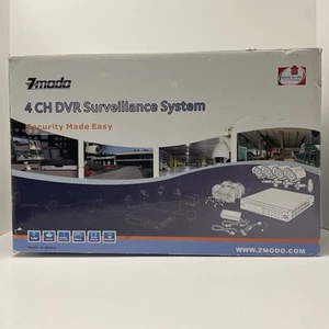 Zmodo 4 CH DVR Sistema Completo di Sicurezza Sorveglianza - DVR, Telecamere, Cablaggio - Foto 1 di 22