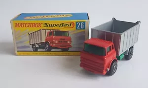 Matchbox Superfast No. 26, GMC Tipper Truck Superb very Near Mint Condition - Picture 1 of 14