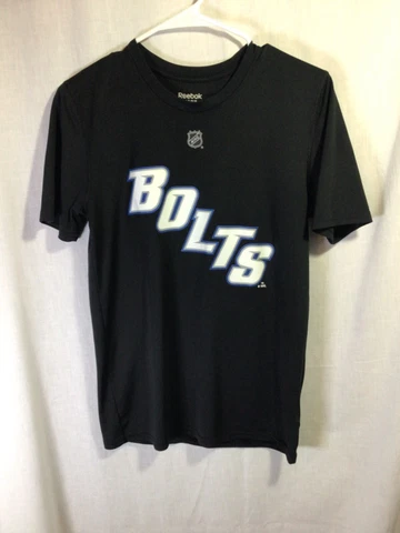 Tampa Bay Lightning (Bolts) #91 Stamkos Youth Large (14-16) Reebok T Shirt T17 Cover